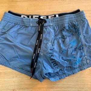 Diesel Light Blue Swim Trunks